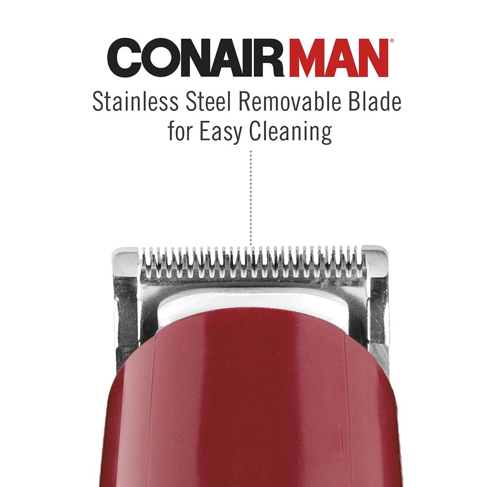 CONAIRMAN Beard Trimmer Men's Grooming Kit, 4 piece-074108224026-LR-223515-4-LR eShop