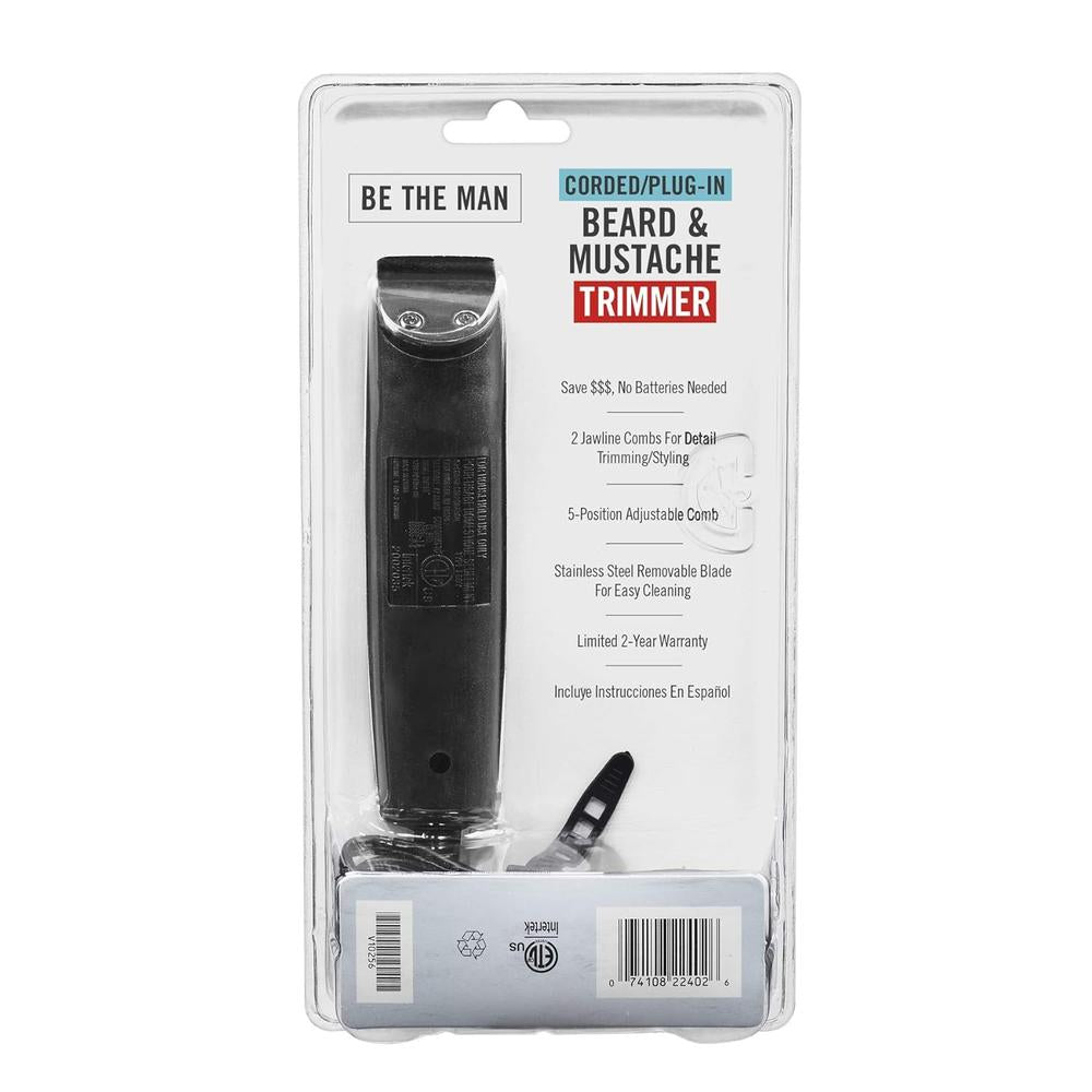 CONAIRMAN Beard Trimmer Men's Grooming Kit, 4 piece-074108224026-LR-223515-6-LR eShop