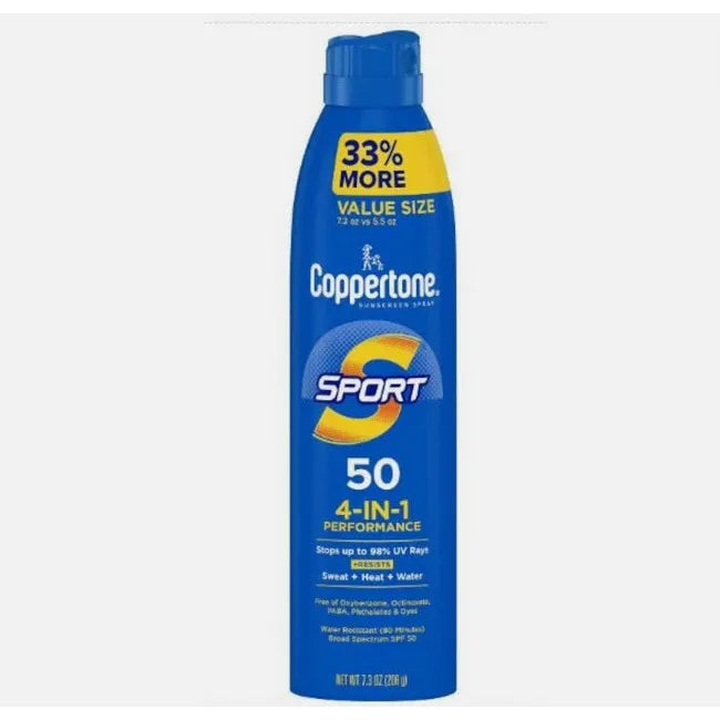 Coppertone Sport Sunscreen Spray - SPF 50, 7.3 oz-072140035150-LR-363376-1-LR eShop