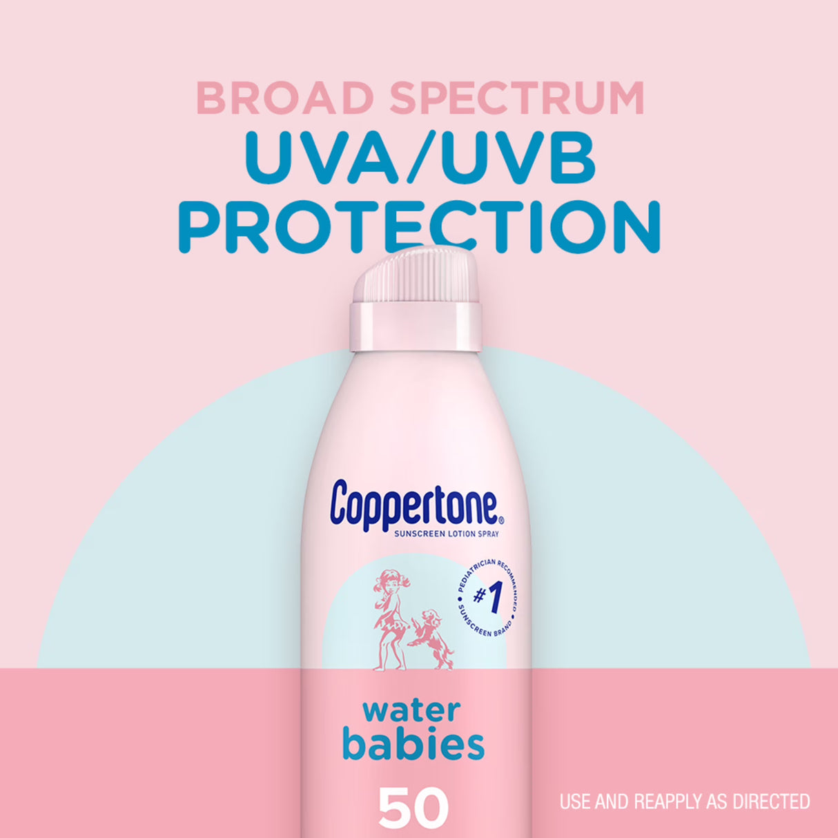 Coppertone WaterBabies Sunscreen Spray, SPF 50, 6 Oz-072140027179-LR-363337-3-LR eShop