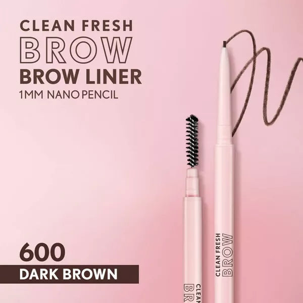 COVERGIRL Clean Fresh Brow Nano Eyebrow Pencil - 600 Dark Brown-3616305213280-LR-352536-3-LR eShop