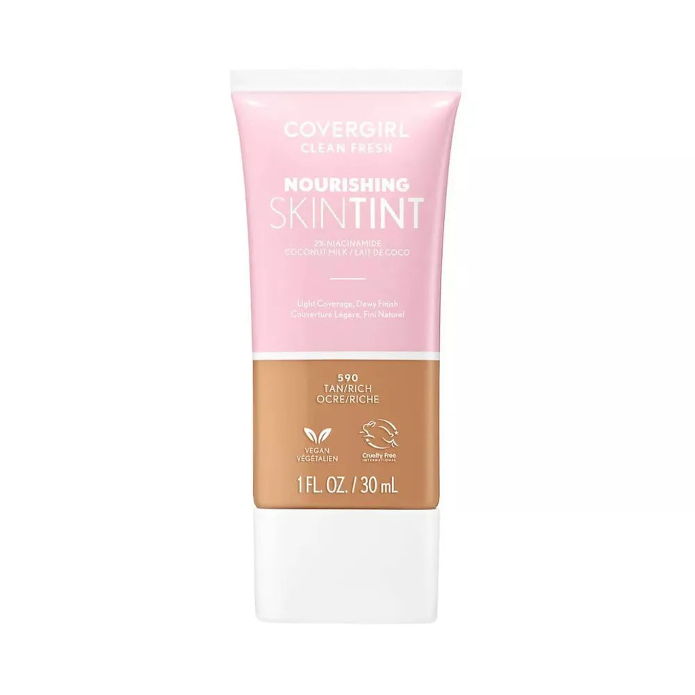 COVERGIRL Clean Fresh Skin Milk Foundation Dewy Finish - 590 Tan/Rich-3614227293434-LR-334180-1-LR eShop