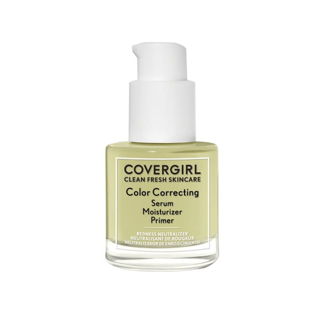 COVERGIRL Clean Fresh Skincare Color Correcting Serum Moisturizer Primer - 100 - Redness Neutralizer, Fair Skin Tones-3616304367472-LR-347601-2-LR eShop