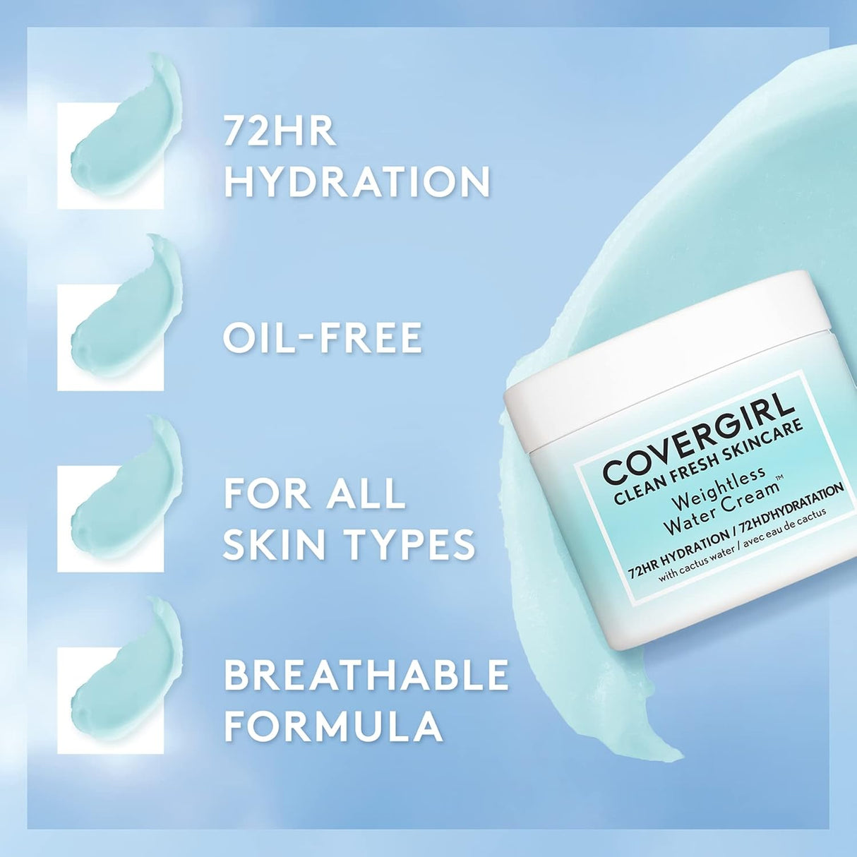 COVERGIRL Clean Fresh Skincare Weightless Water Cream-3616303074739-LR-343232-4-LR eShop