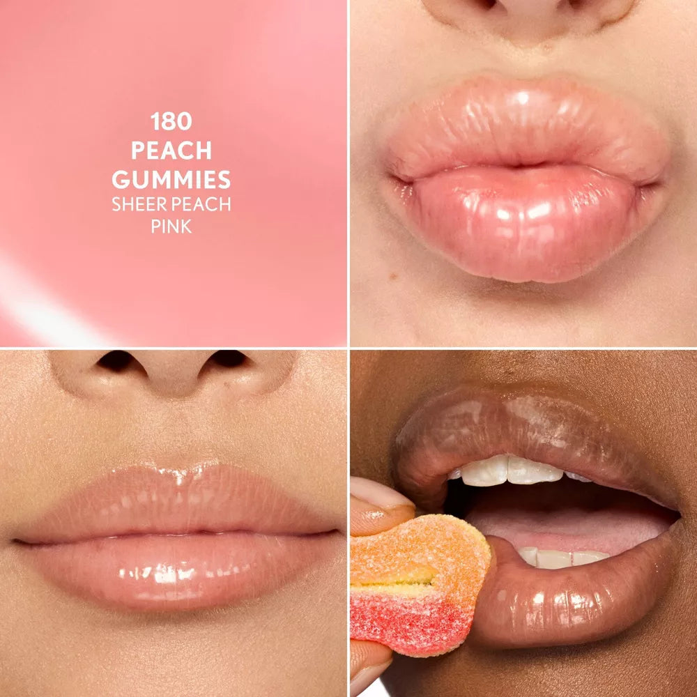 COVERGIRL Clean Fresh Squishy Glaze Lip Butter Balm - 180 Peach Gummies, 0.5 oz-3616307175487-LR-360051-3-LR eShop