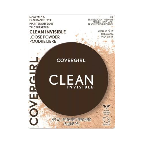 COVERGIRL Clean Invisible Loose Powder - 115 Translucent Medium-3616304004988-LR-347585-2-LR eShop