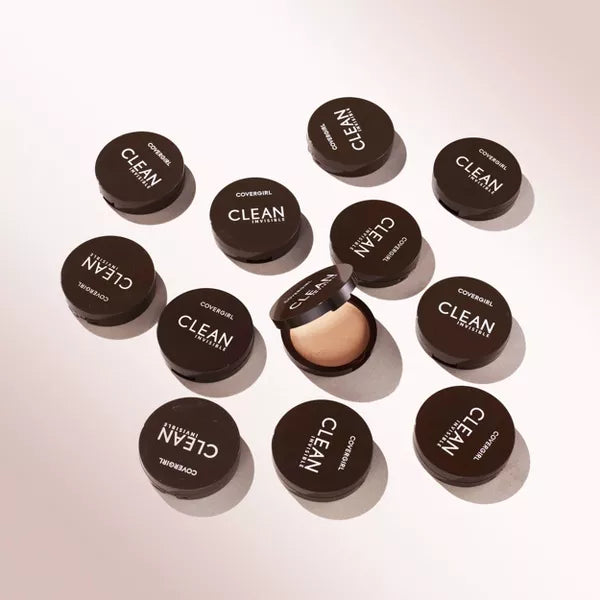 COVERGIRL Clean Invisible Pressed Powder Foundation - 165 Tawny-3616304530913-LR-349678-10-LR eShop