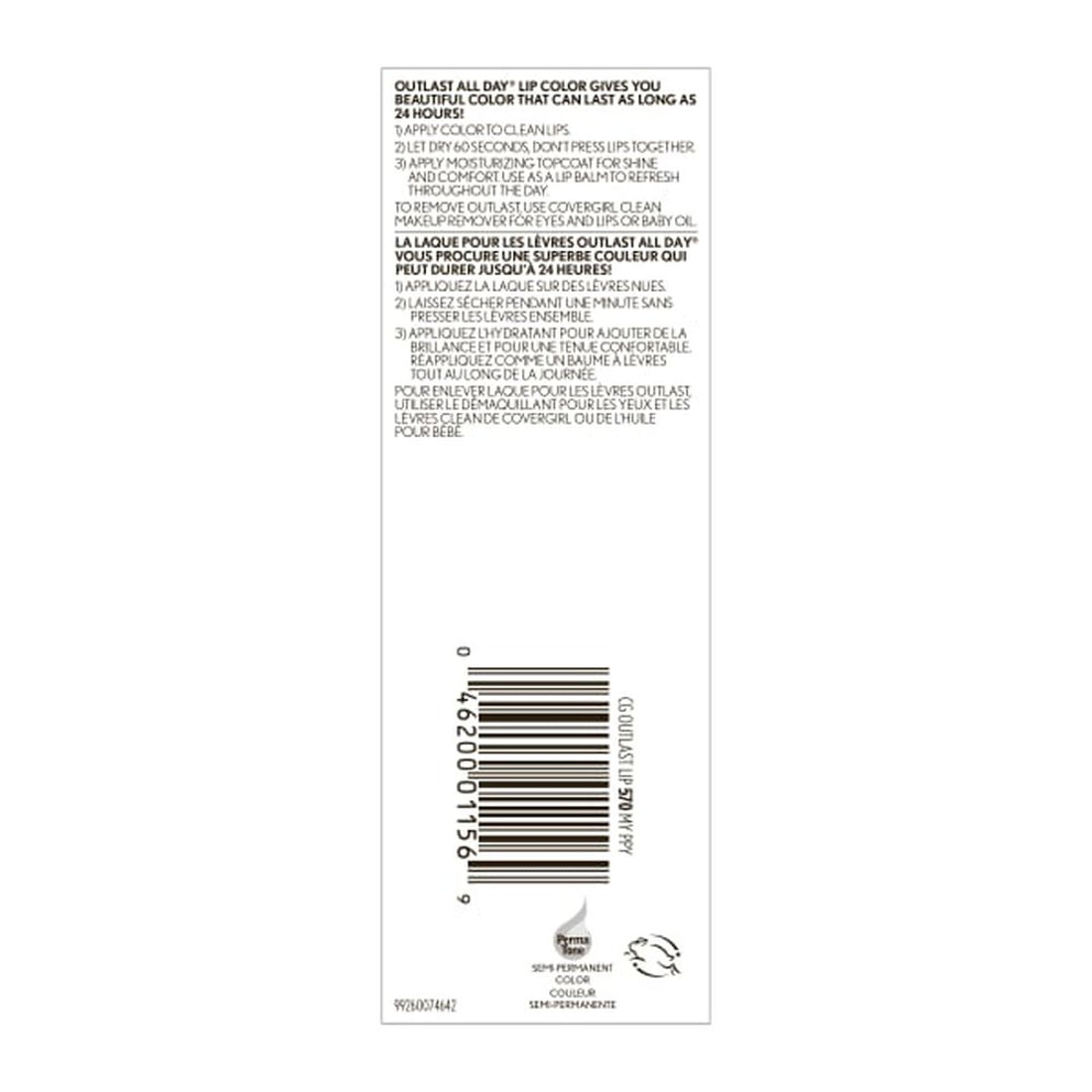 COVERGIRL Outlast All-Day Lip Color with Topcoat - 570 My Papaya-046200011569-LR-274187-5-LR eShop