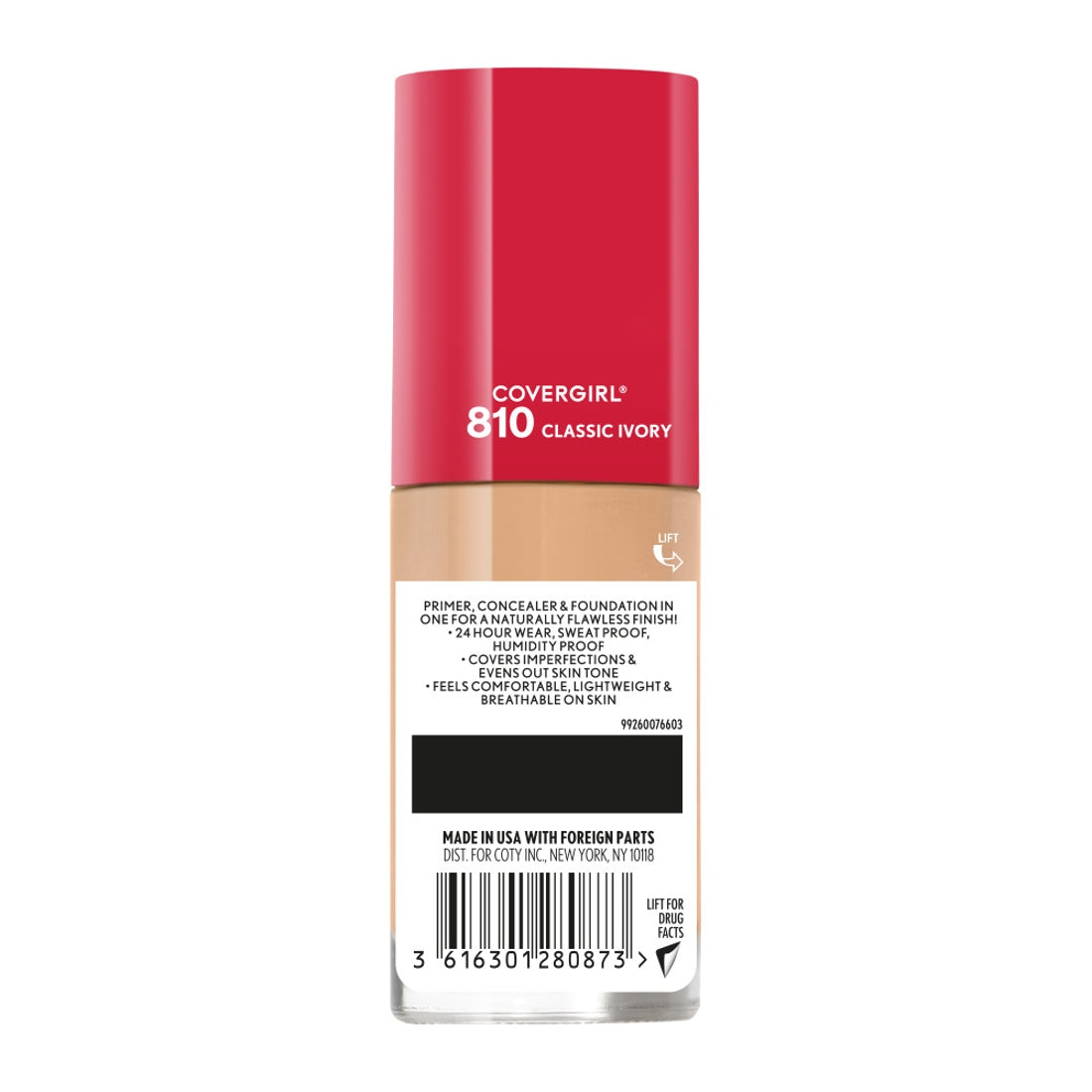 COVERGIRL Outlast Extreme Full Coverage Liquid Foundation - 810 Classic Ivory-3616301280873-LR-337931-4-LR eShop