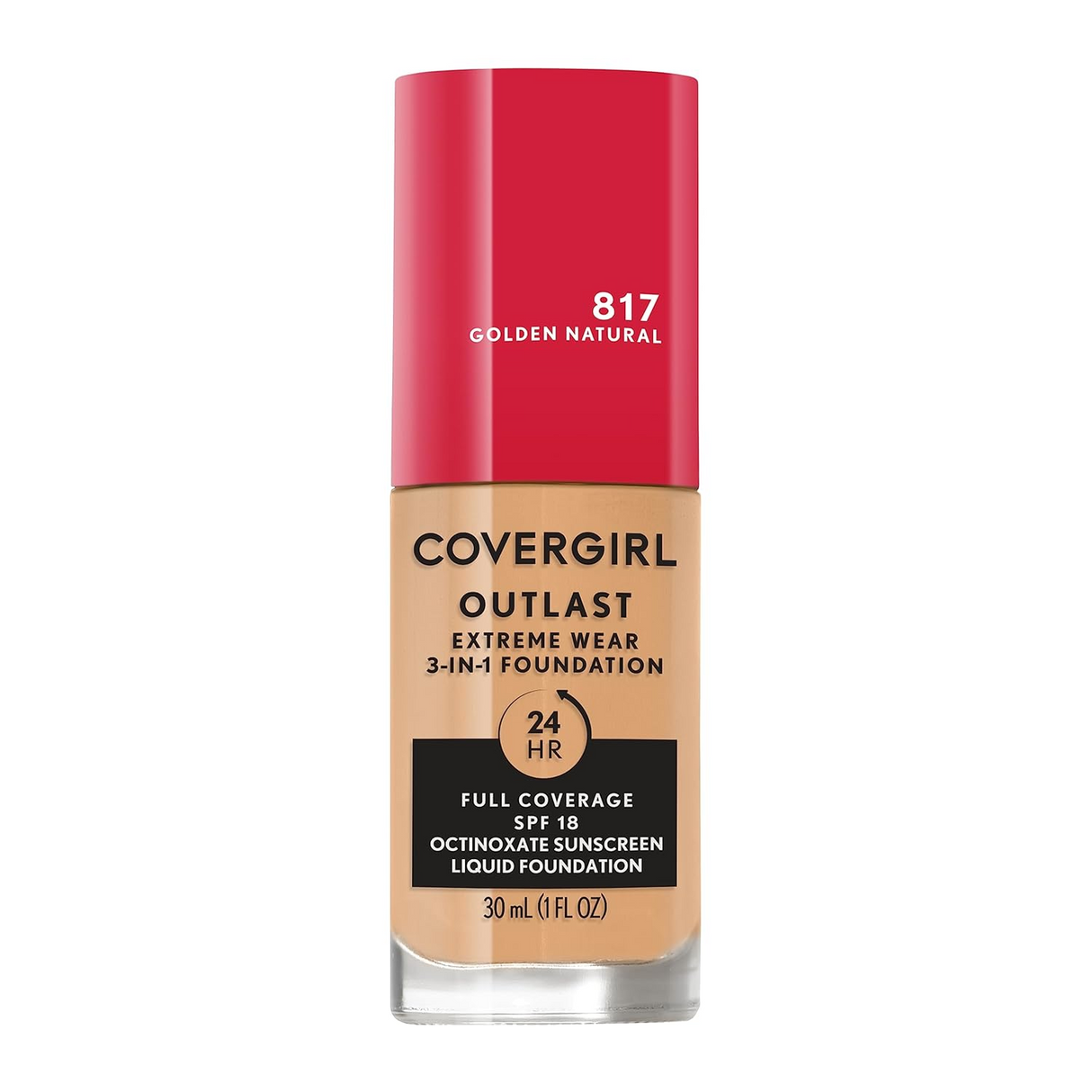 COVERGIRL Outlast Extreme Full Coverage Liquid Foundation - 817 Golden Natural-3616301175629-LR-337934-1-LR eShop