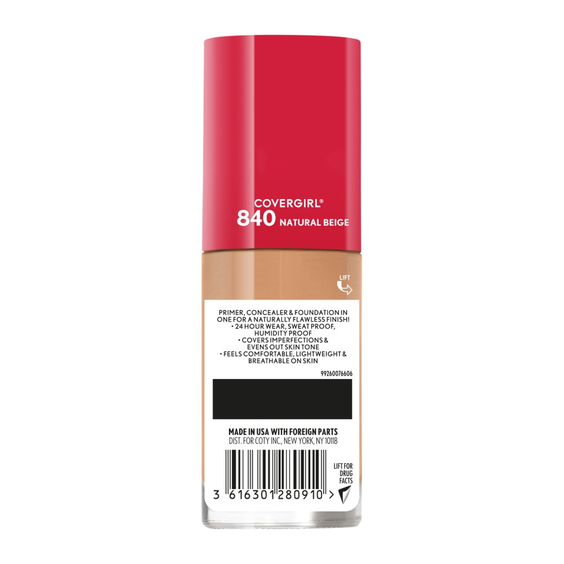 COVERGIRL Outlast Extreme Full Coverage Liquid Foundation - 840 Natural Beige-3616301280910-LR-337928-4-LR eShop