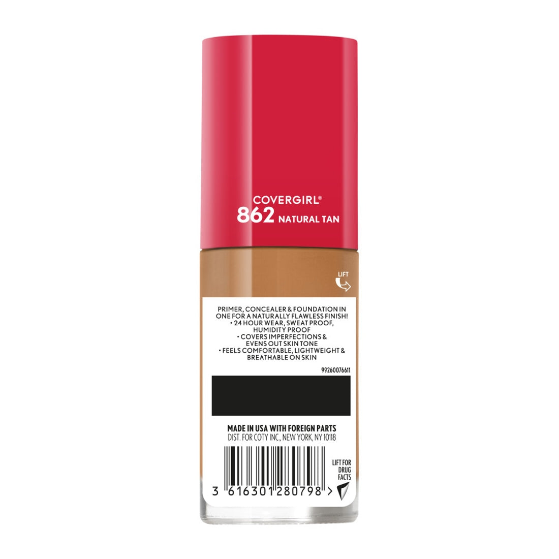COVERGIRL Outlast Extreme Full Coverage Liquid Foundation - 862 Natural Tan-3616301280798-LR-337937-4-LR eShop