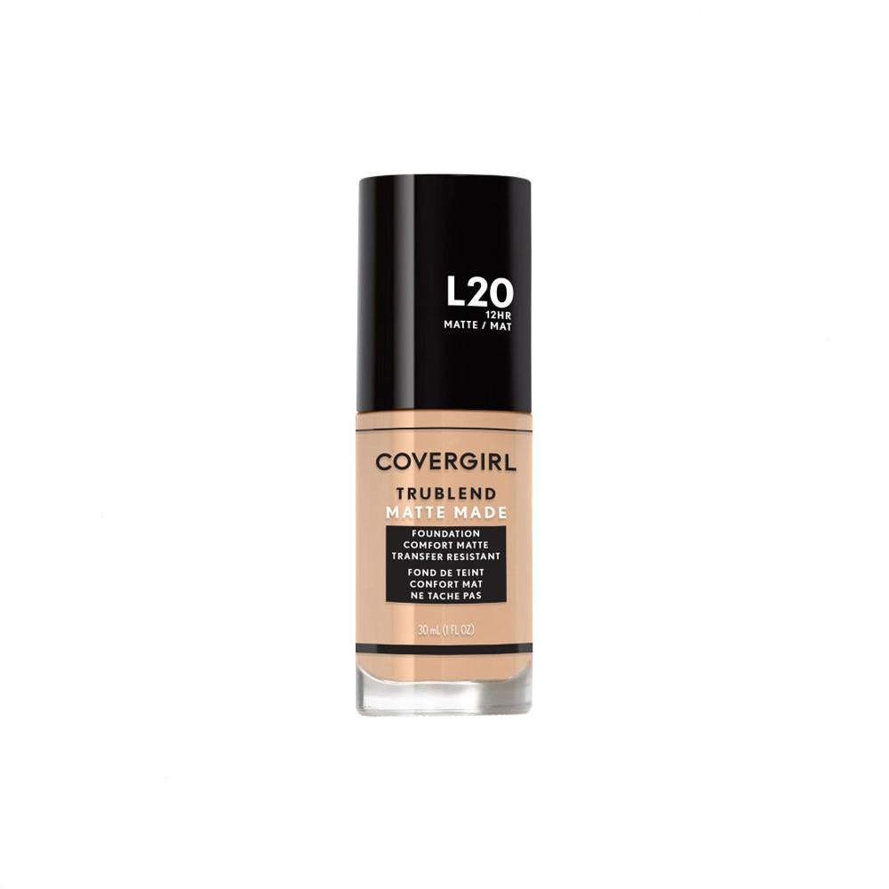 COVERGIRL TruBlend Matte Made Liquid Foundation - L20 Light Ivory-3614225303258-LR-324030-1-LR eShop