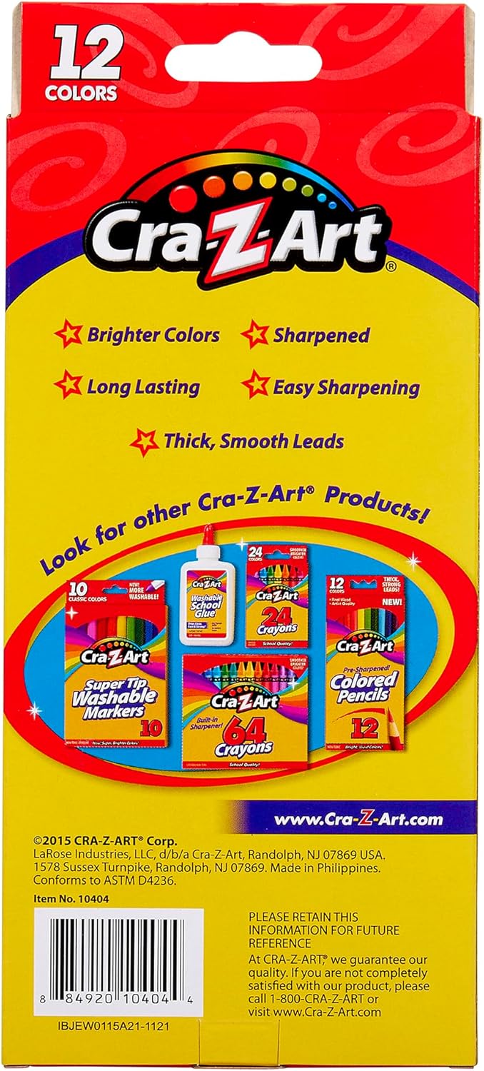 Cra-Z-Art Colored Pencils, 12 count-884920104044-LR-323470-4-LR eShop