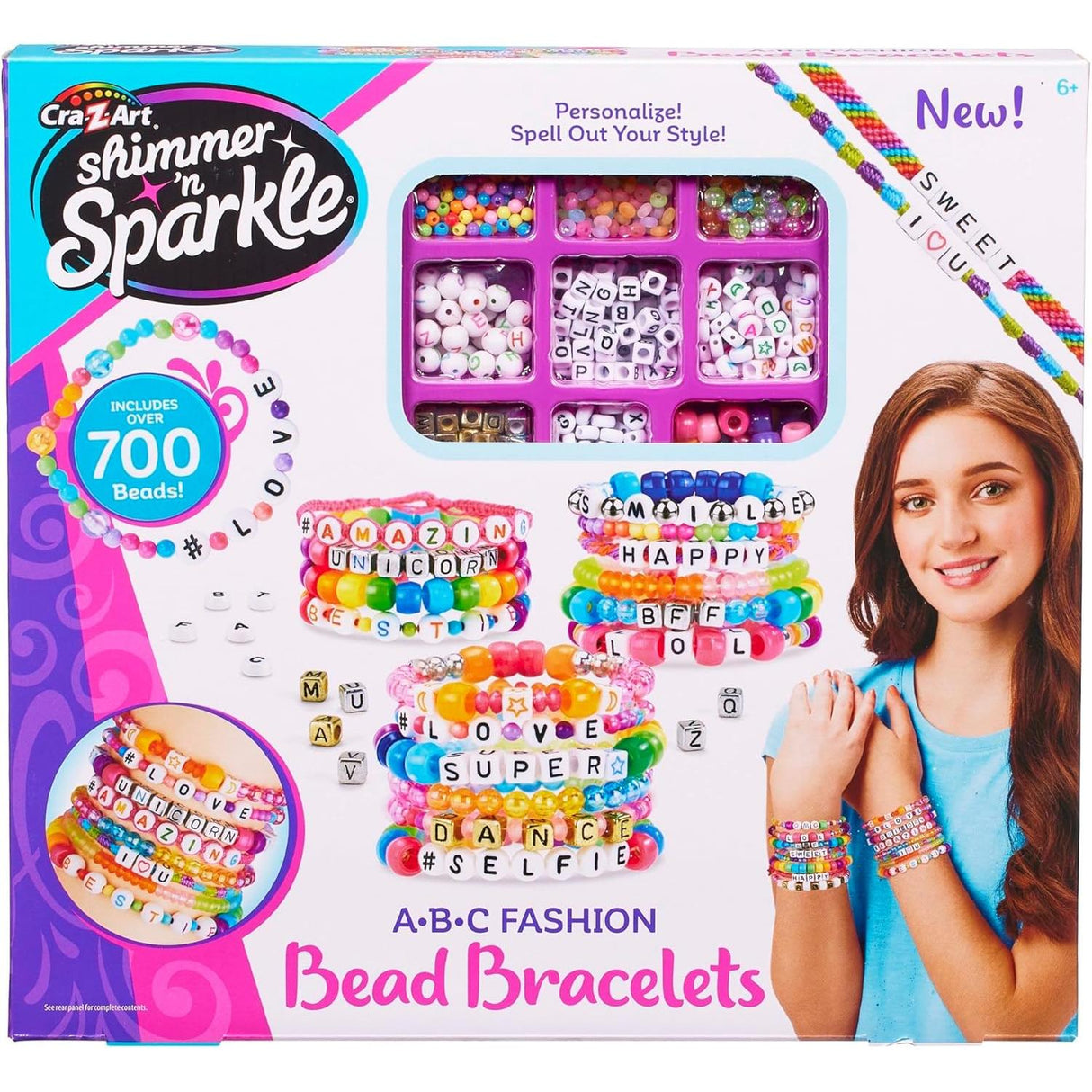 Cra-Z-Art Shimmer ‘n Sparkle ABC Bead Bracelet Kit-884920178830-LR-332105-1-LR eShop