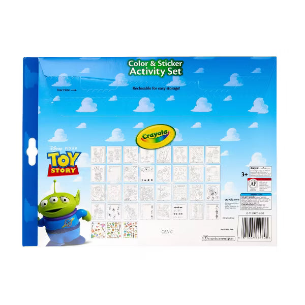 Crayola 32 Pages Color and 50+ Sticker Activity Foldalope Toy Story 5-071662229245-LR-363826-5-LR eShop