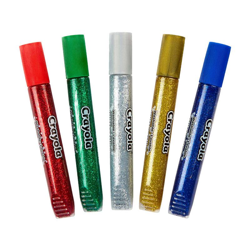 Crayola Bold Washable Glitter Glue, 5 count-071662035228-LR-144188-2-LR eShop