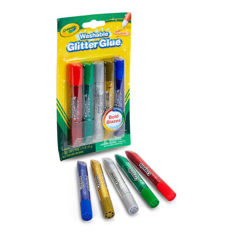 Crayola Bold Washable Glitter Glue, 5 count-071662035228-LR-144188-3-LR eShop