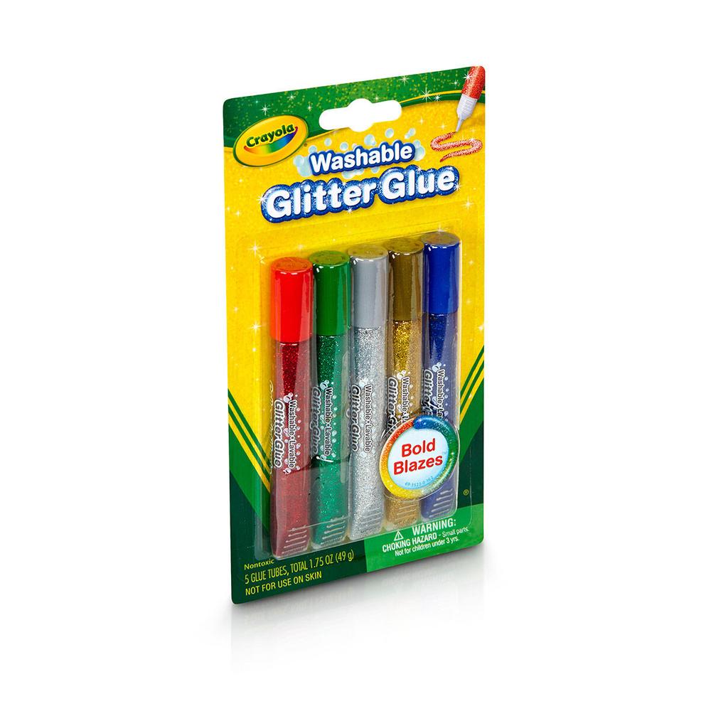 Crayola Bold Washable Glitter Glue, 5 count-071662035228-LR-144188-4-LR eShop