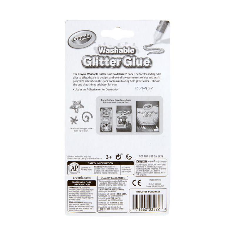 Crayola Bold Washable Glitter Glue, 5 count-071662035228-LR-144188-5-LR eShop