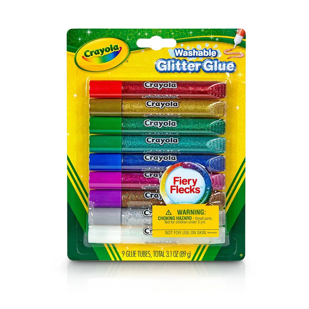 Crayola Bold Washable Glitter Glue, 9 count-071662035273-LR-215662-1-LR eShop