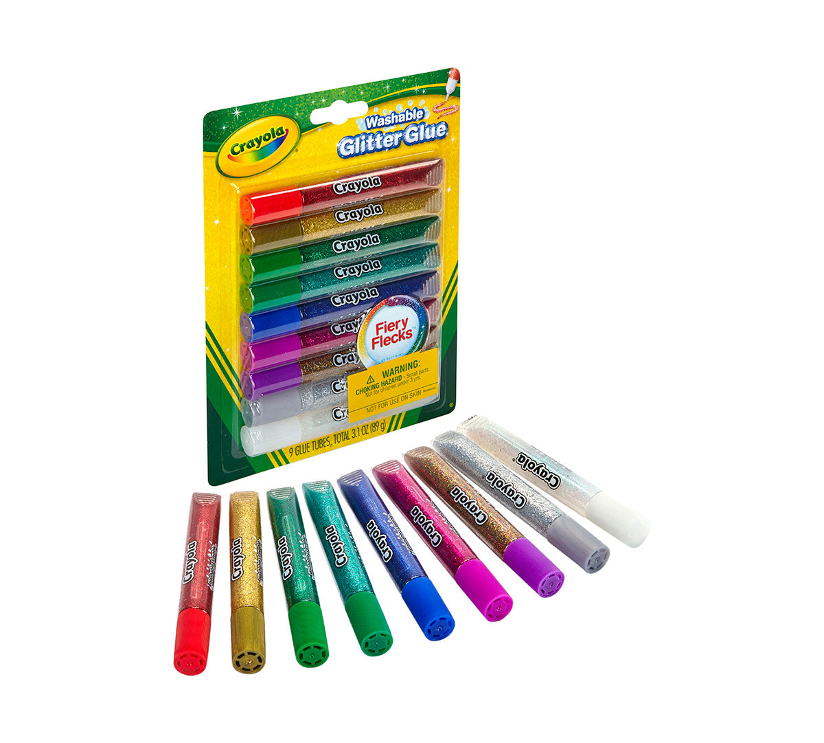 Crayola Bold Washable Glitter Glue, 9 count-071662035273-LR-215662-3-LR eShop