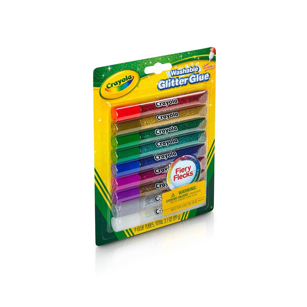 Crayola Bold Washable Glitter Glue, 9 count-071662035273-LR-215662-4-LR eShop