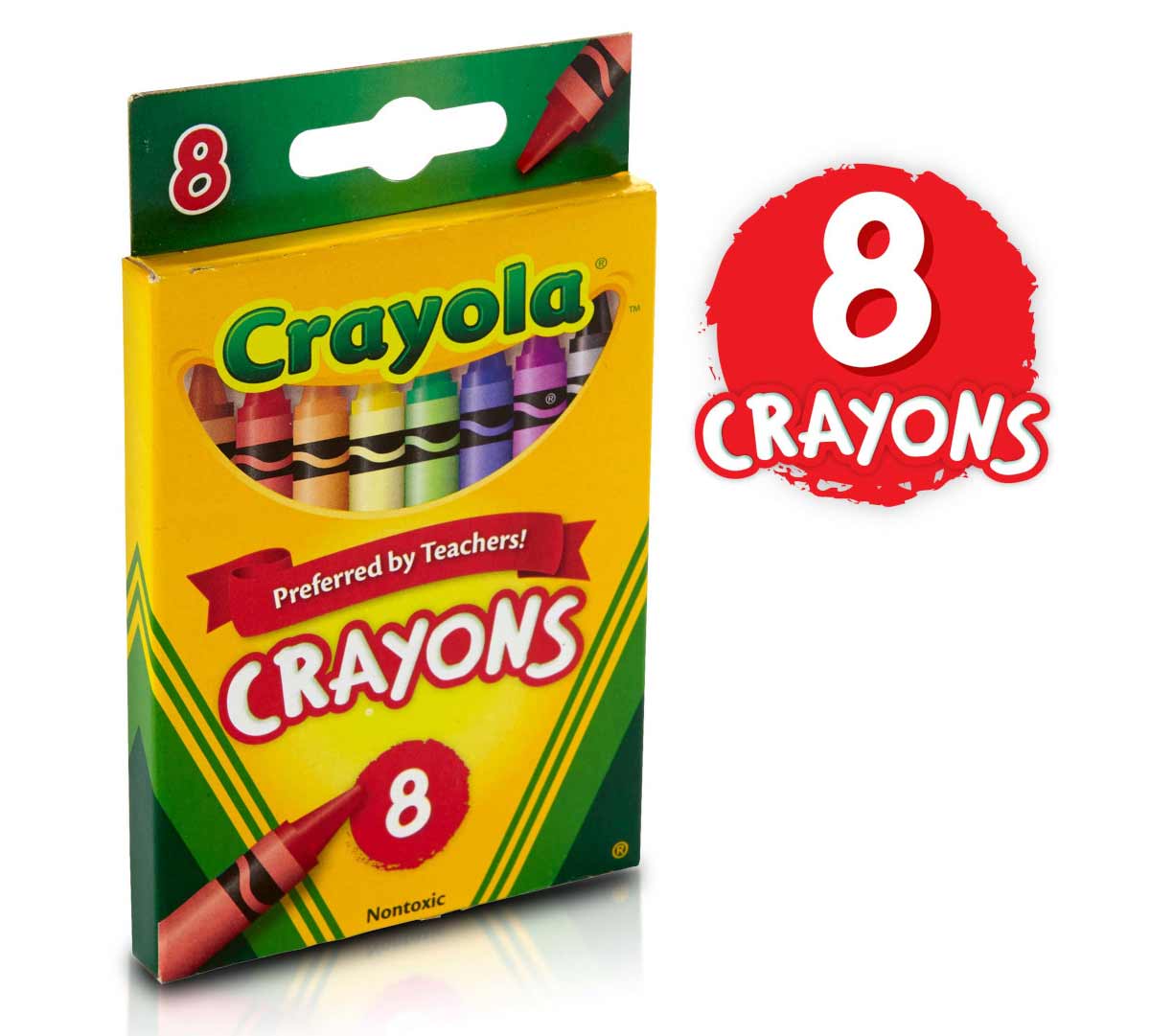 Crayola Classic Crayons, 8 count-071662000080-LR-22707-5-LR eShop
