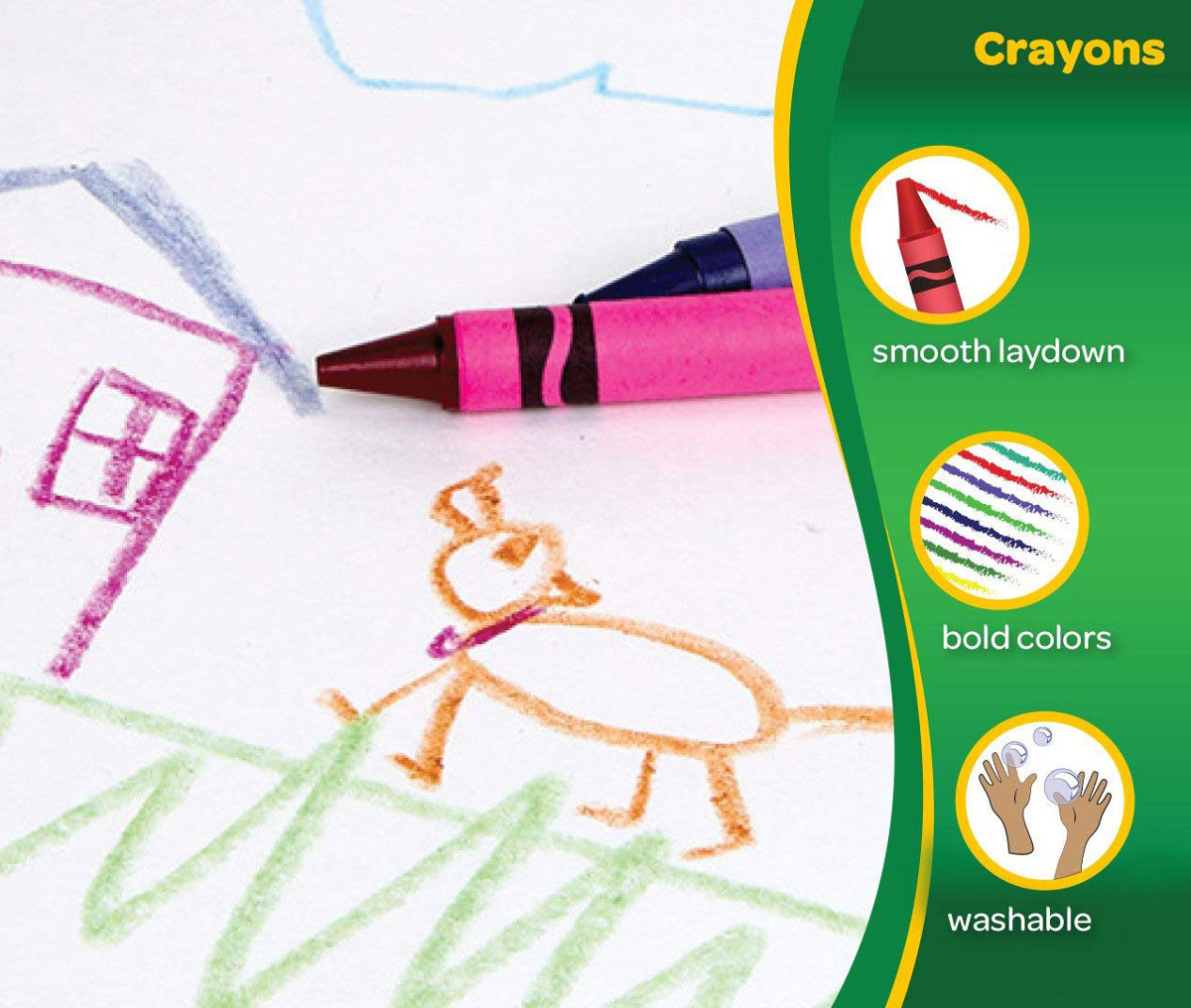 Crayola Classic Crayons, 96 count-071662000967-LR-08174-5-LR eShop