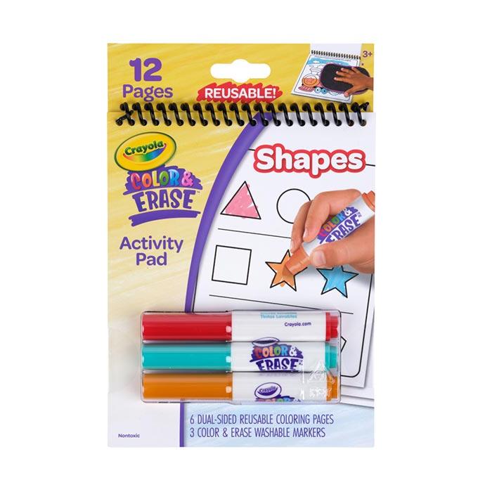 Crayola Color & Erase Reusable Activity Pad, Shapes-071662115647-LR-363824-1-LR eShop