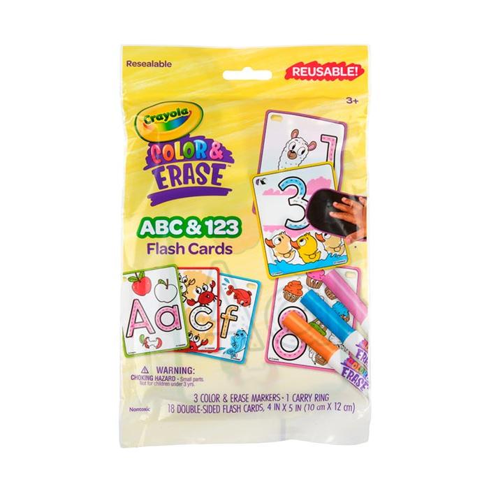 Crayola Color & Erase Reusable Activity Set – Alphabet & Number Learning Cards-071662115661-LR-363825-1-LR eShop