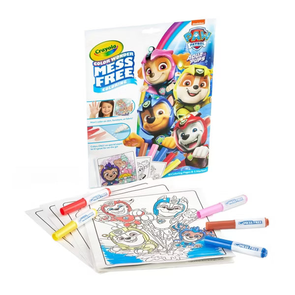 Crayola Color Wonder PAW Patrol Coloring Set, 18 pages-071662470074-LR-331157-4-LR eShop