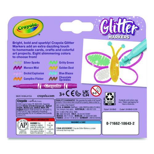 Crayola Glitter Markers, 8 count-071662186432-LR-359392-2-LR eShop