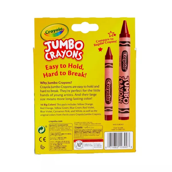 Crayola Jumbo Crayons, 16 count-071662103903-LR-349855-5-LR eShop