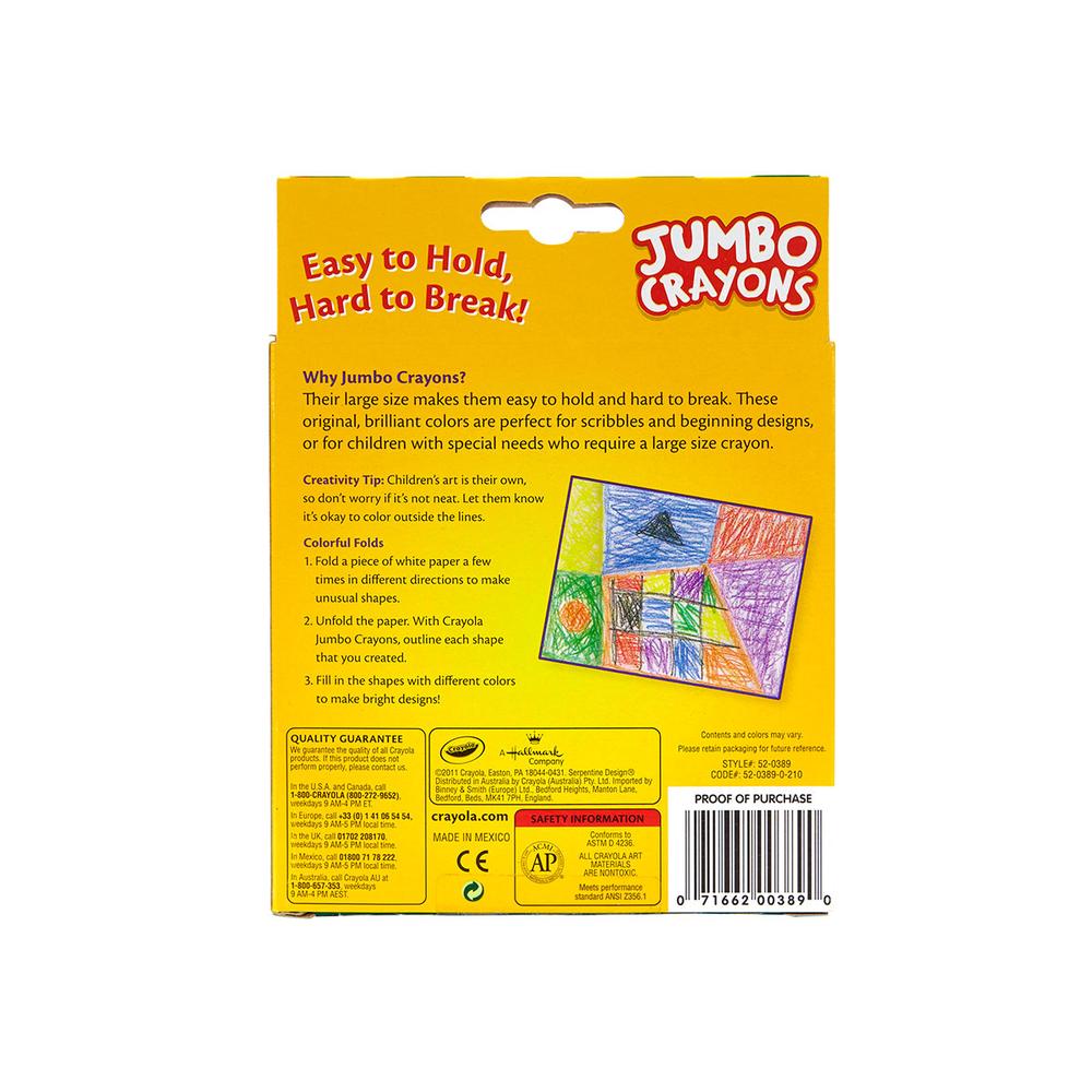 Crayola Jumbo Crayons, 8 count-071662003890-LR-286939-5-LR eShop