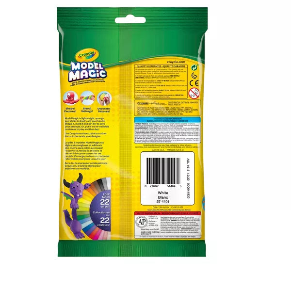 Crayola Model Magic Non-Toxic Modeling Clay - White-071662544010-LR-349857-5-LR eShop