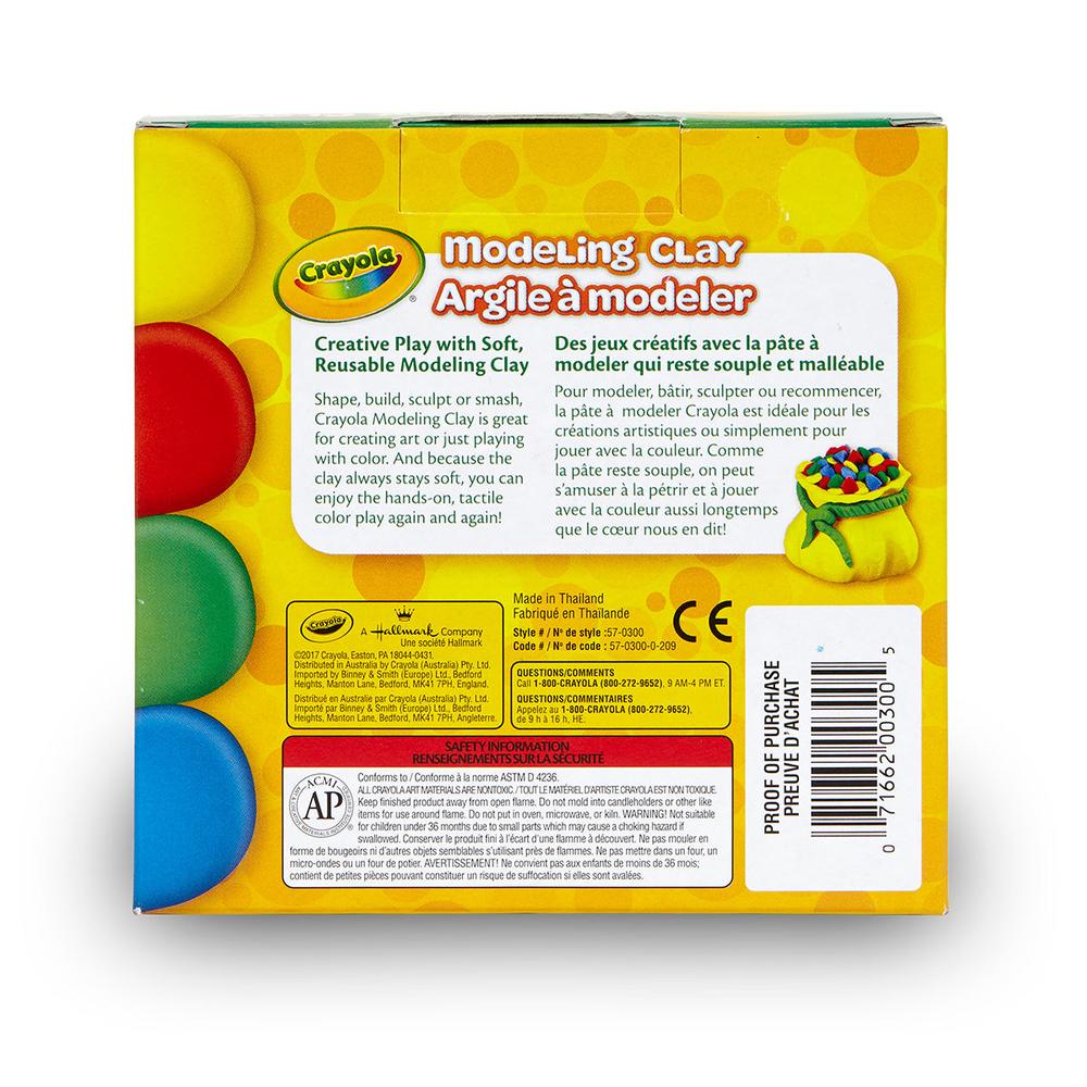 Crayola Modeling Clay, 4 count-071662003005-LR-185087-4-LR eShop
