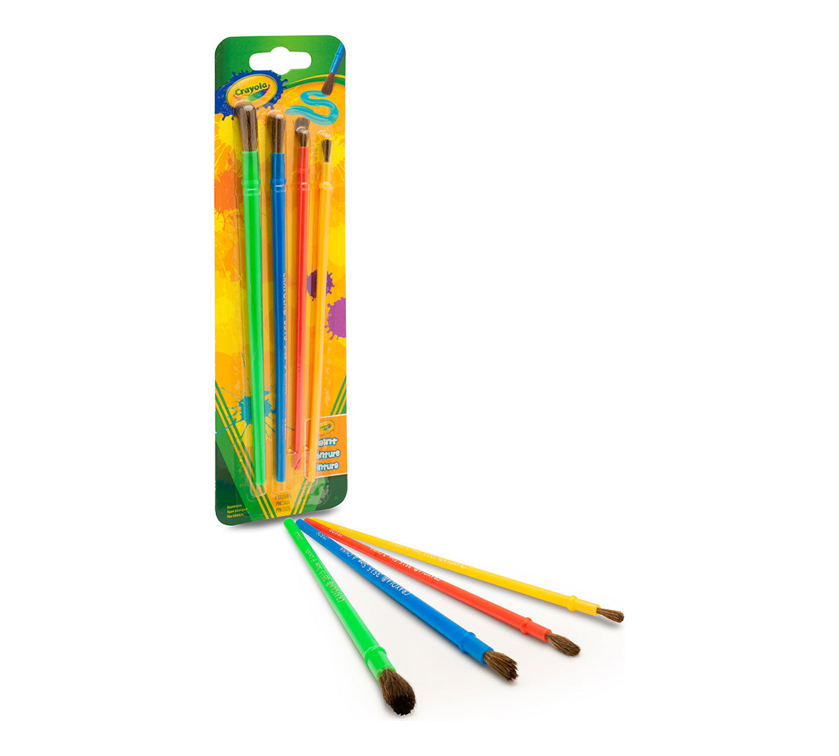 Crayola Paint Brush Set, 4 count-071662635152-LR-107645-2-LR eShop