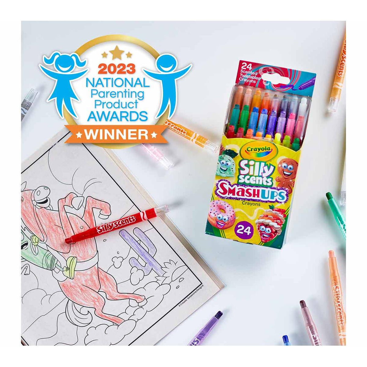 Crayola Silly Scents Smash Ups Mini Twistables Scented Crayons, 24 cout-071662034702-LR-355004-5-LR eShop
