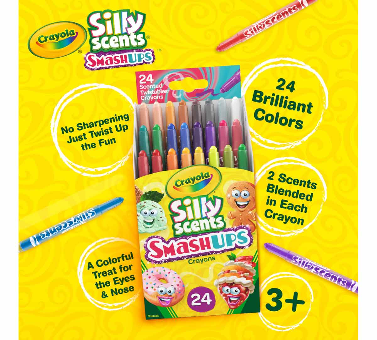 Crayola Silly Scents Smash Ups Mini Twistables Scented Crayons, 24 cout-071662034702-LR-355004-8-LR eShop