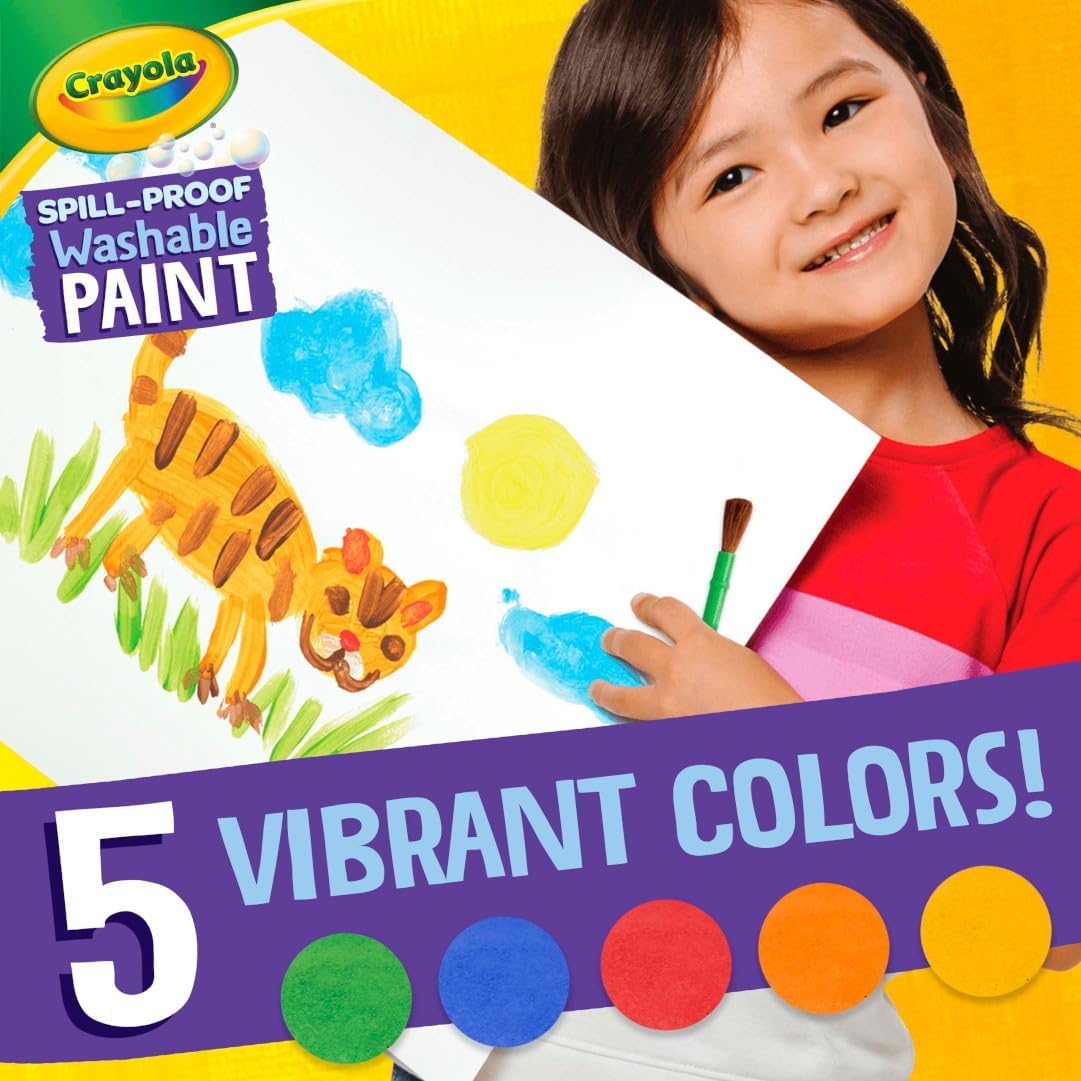 Crayola Spill Proof Washable Paint, 5 count-071662210946-LR-355008-2-LR eShop