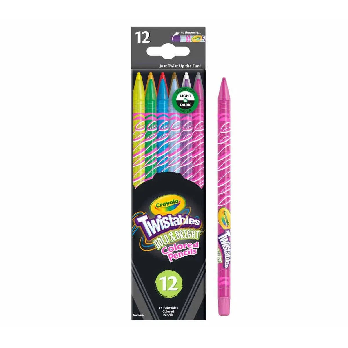 Crayola Twistables Colored Pencils - Bold & Bright, 12 count-071662224516-LR-355009-1-LR eShop