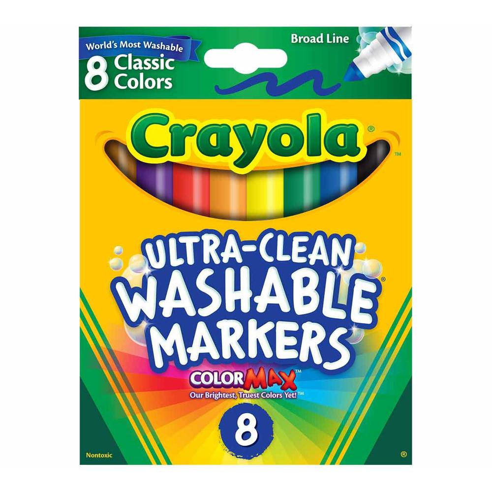 Crayola Ultra-Clean Washable Broad Line Markers, 8 count-071662078089-LR-26922-1-LR eShop