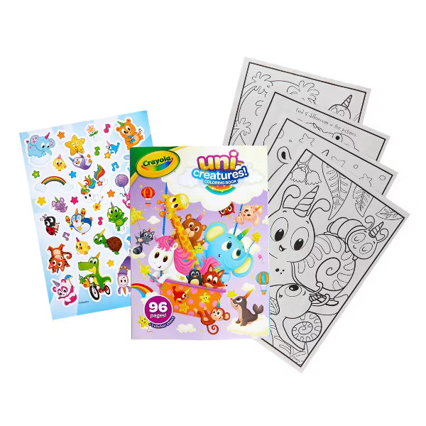 Crayola Uni-Creatures Coloring Book, 96 pages-071662126384-LR-355006-2-LR eShop