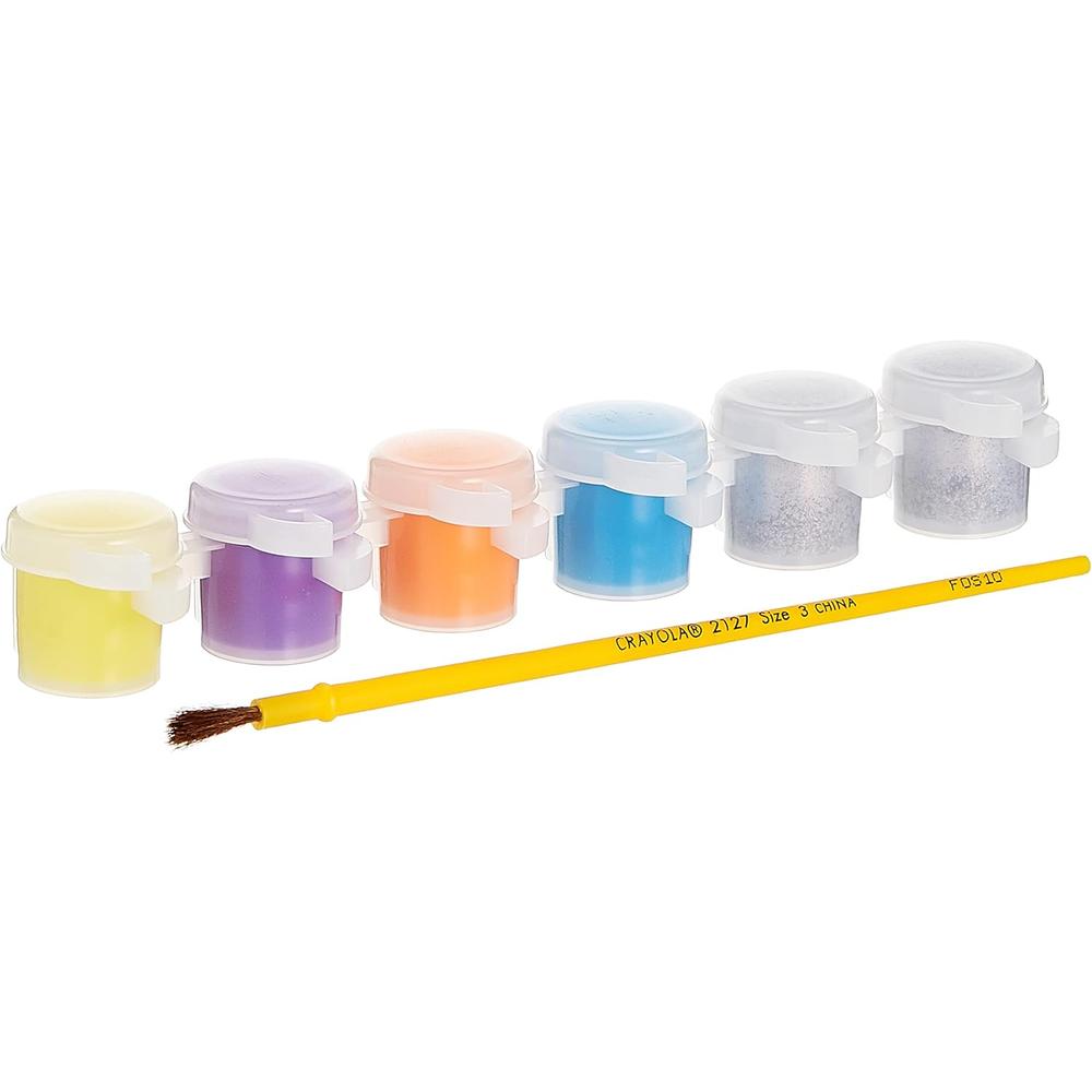 Crayola Washable Kids Paint with Glitter Mix, 6 count-071662301002-LR-244286-2-LR eShop