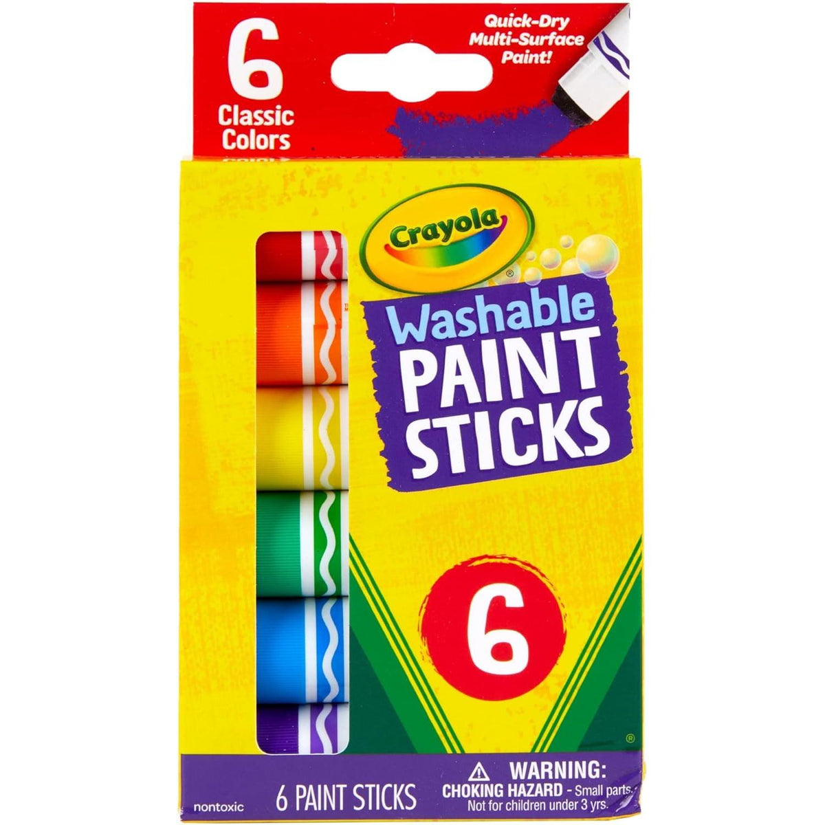 Crayola Washable Paint Sticks Set, 6 count-071662062071-LR-349861-1-LR eShop