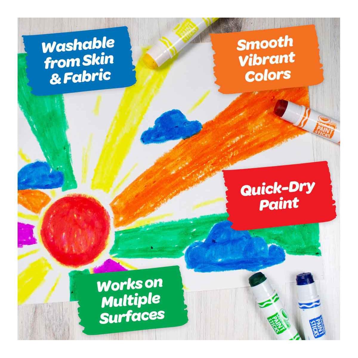 Crayola Washable Paint Sticks Set, 6 count-071662062071-LR-349861-5-LR eShop