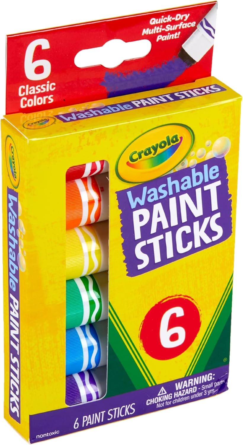 Crayola Washable Paint Sticks Set, 6 count-071662062071-LR-349861-7-LR eShop