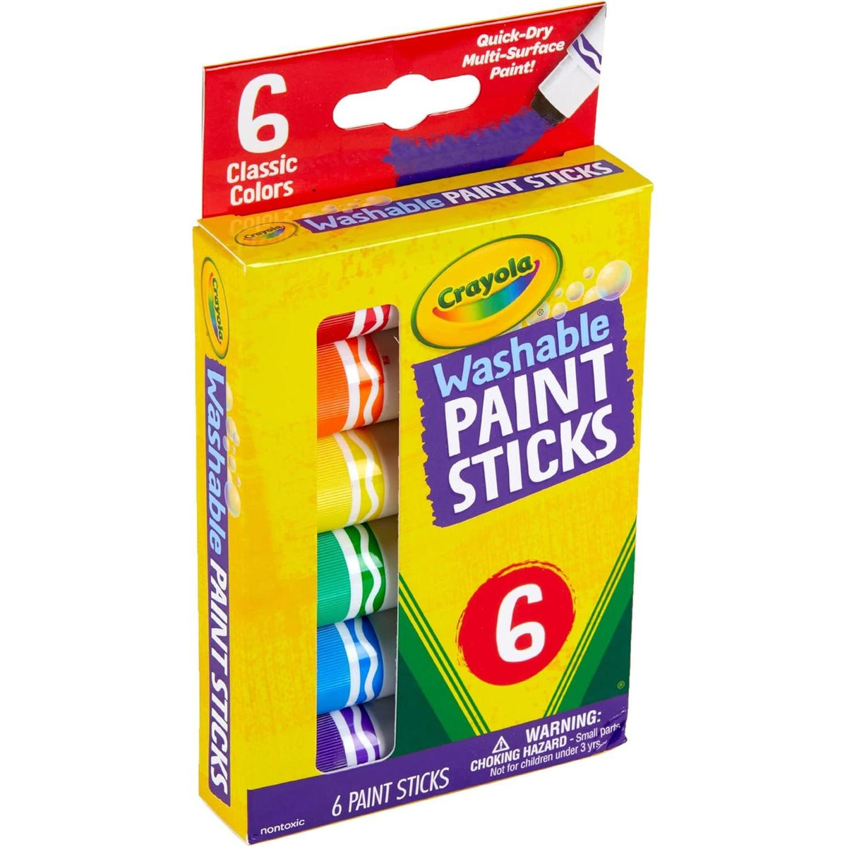 Crayola Washable Paint Sticks Set, 6 count-071662062071-LR-349861-7-LR eShop