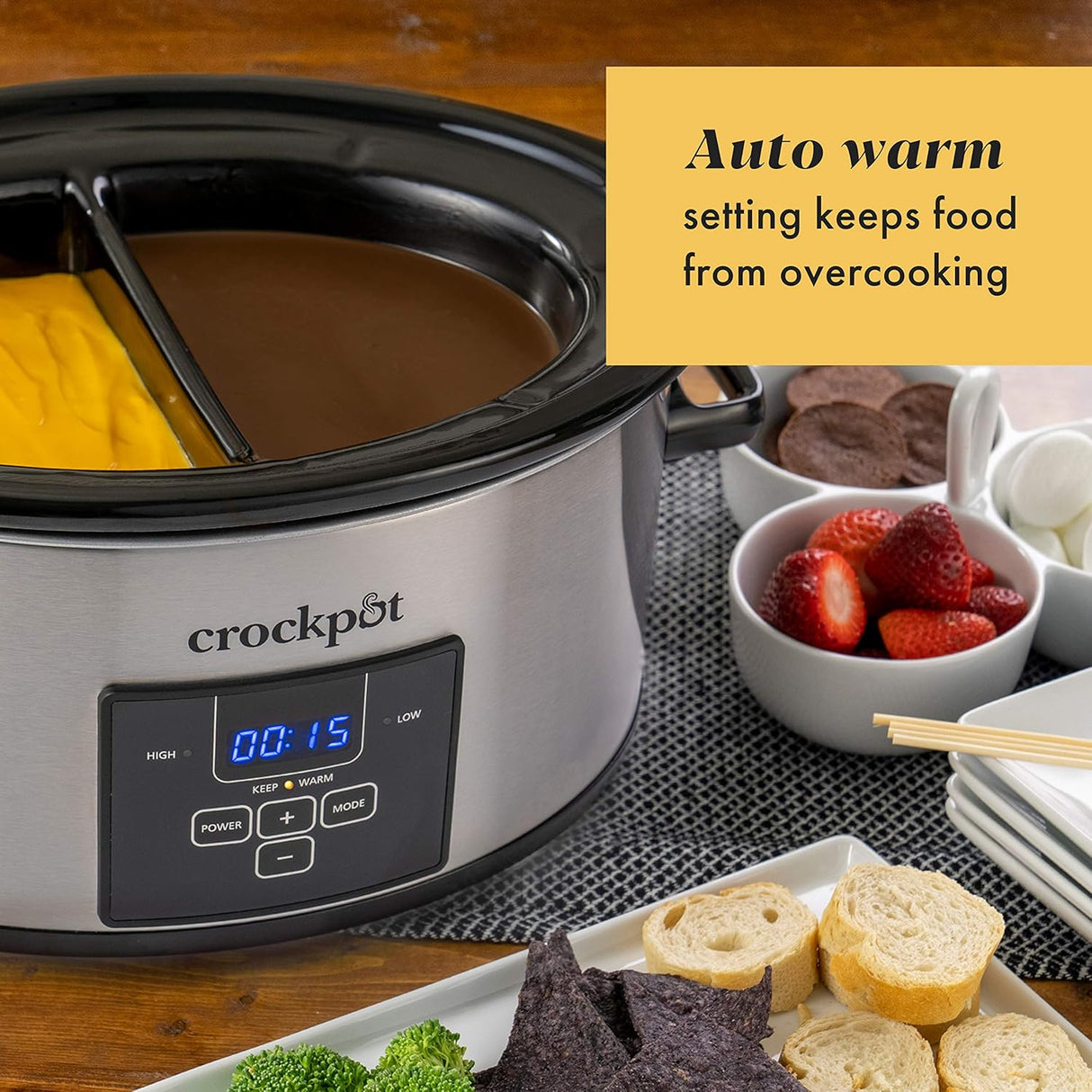 Crock-Pot Choose-a-Crock Double Slow Cooker and Food Warmer, 6 Quart and Split 2.5 Quart-053891145084-LR-344081-5-LR eShop